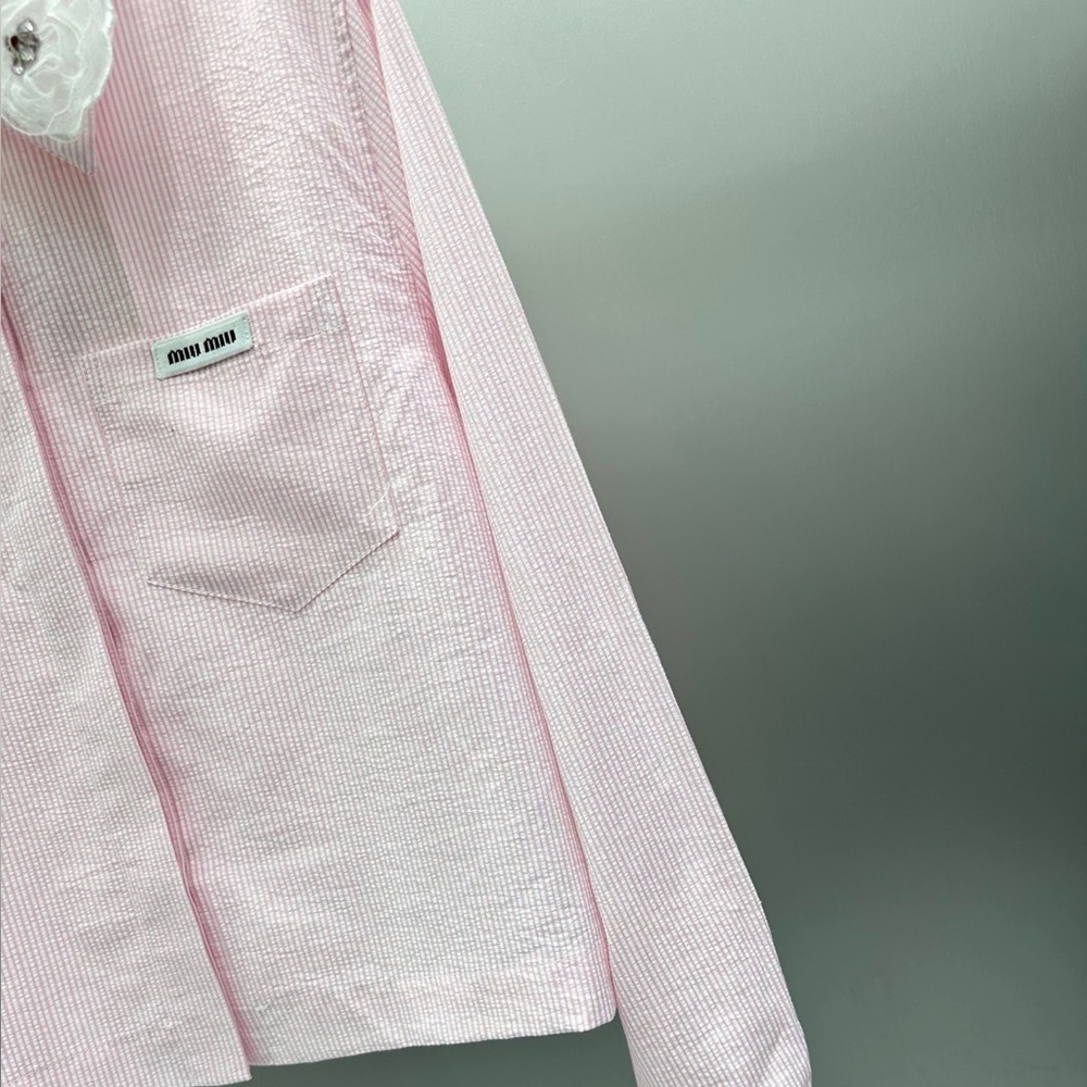 Miu Miu fashion pink blouse - Picture 6 of 6